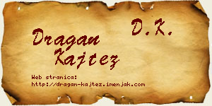 Dragan Kajtez vizit kartica